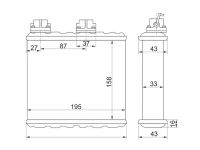 Радиатор отопителя салона TG-RIH0021/27140-4Y800 * Ti•GUAR