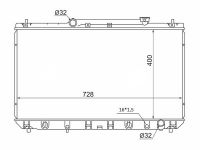 Радиатор TG-6451216 * Ti•GUAR
