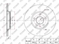 Диск тормозной TG-8K0615601B/RN33002*Ti•GUAR