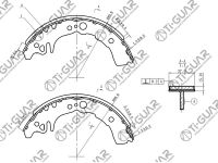 Тормозные колодки TG-0037/FN0037* Ti·GUAR